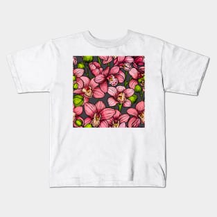 Pink orchids Kids T-Shirt